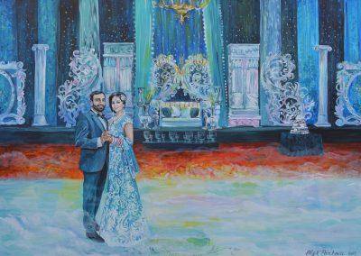 Live Wedding Artist Olga Pankova